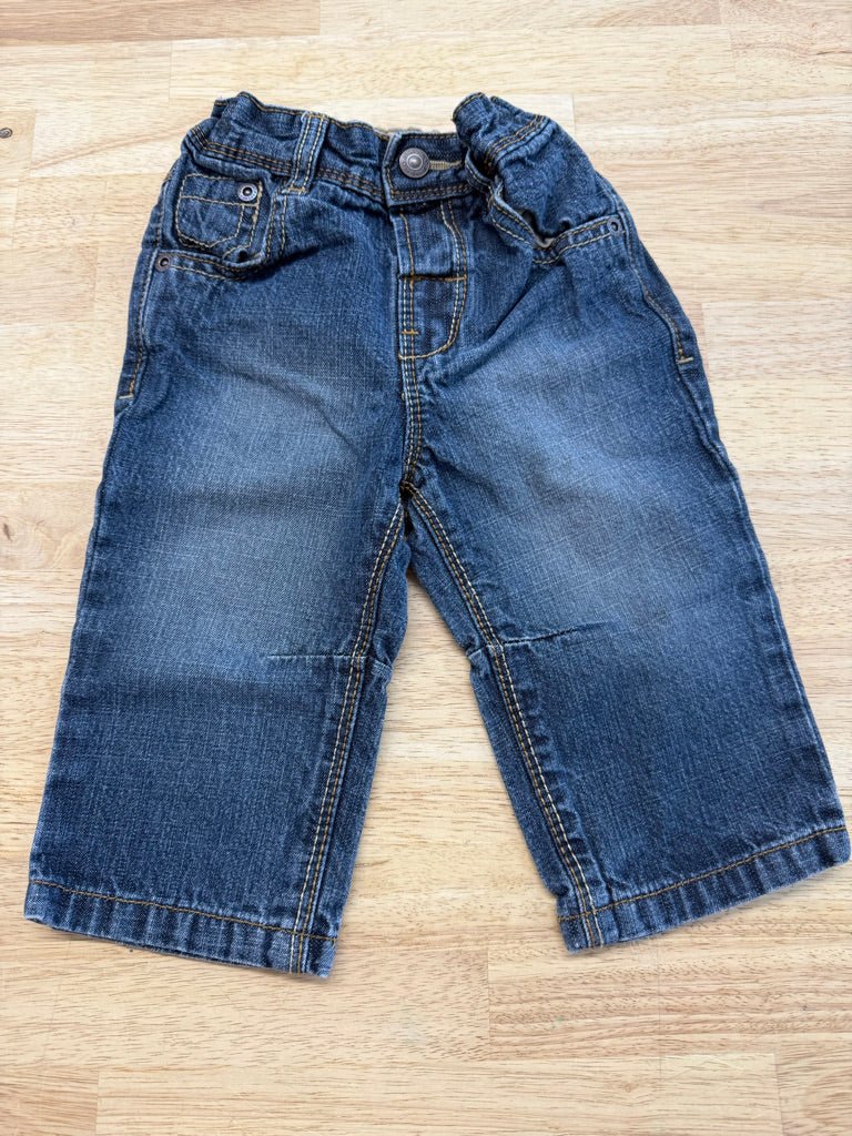Next Jeans – 9–12M | Medium - Dark Wash Denim - Nest and Sprout - Consignment