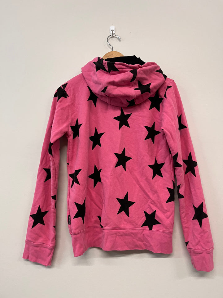 Nununu 12–14 Pink Star Zip Hoodie Play