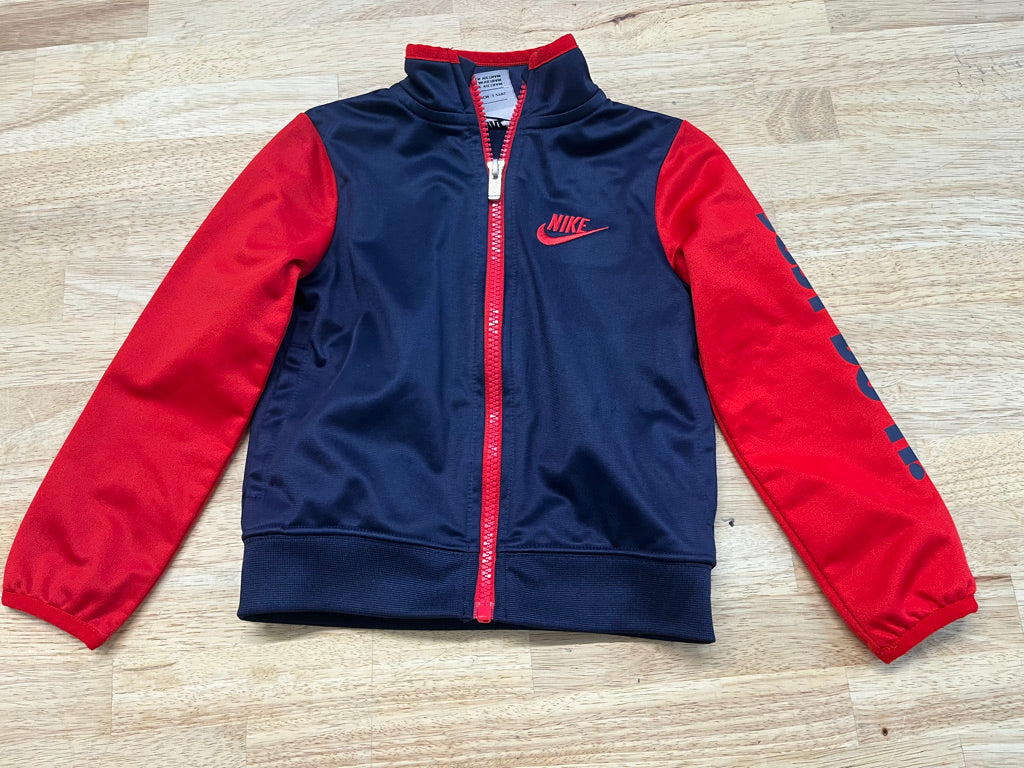 Nike Track Jacket – 2T | Navy & Red