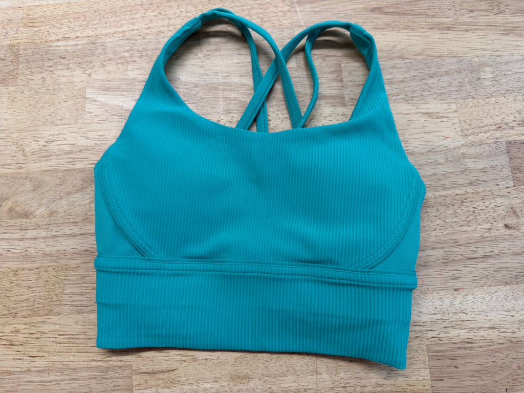 Lululemon Sports Bra – 2 (Youth 10–12Y) | Mint Green