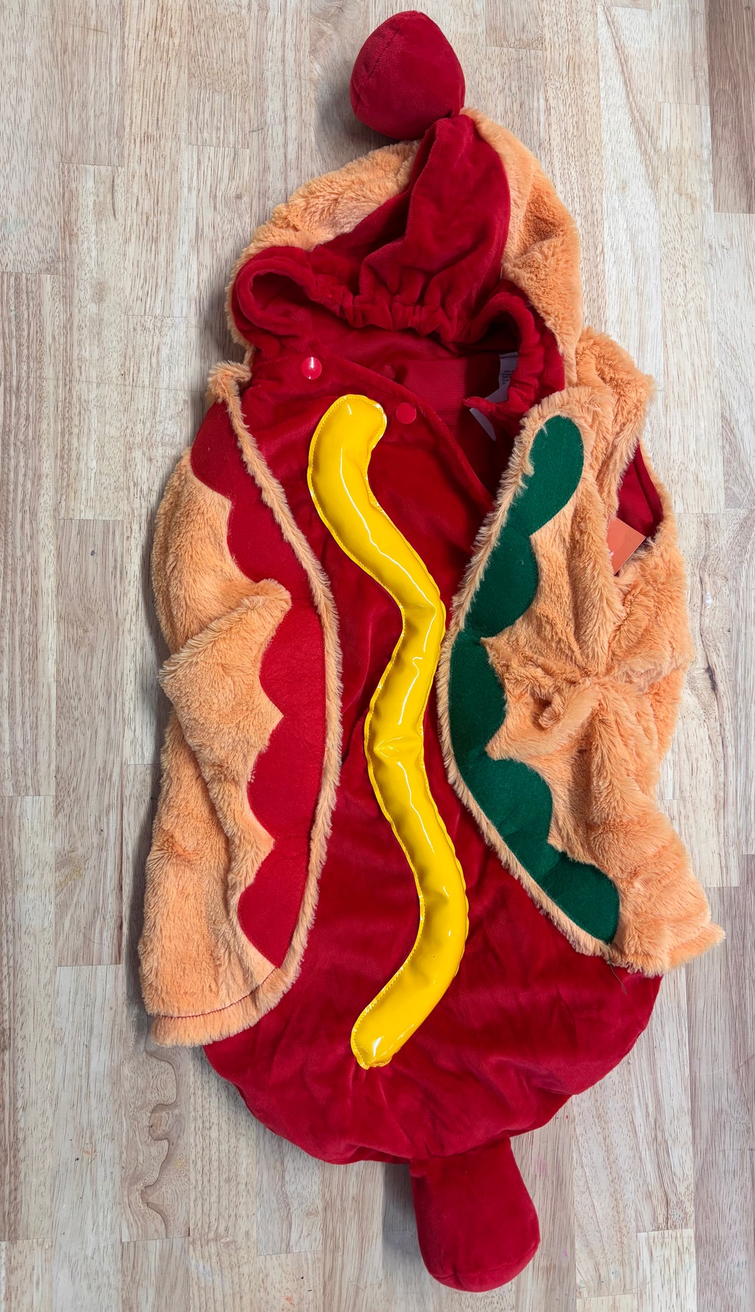 Hot Dog Bunting Costume – Newborn