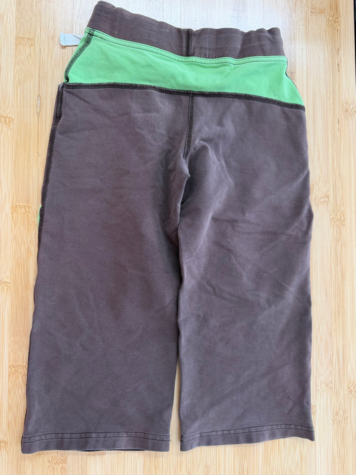 Peekaboo Beans Drawstring Pants – 4 | Brown & Green | Play