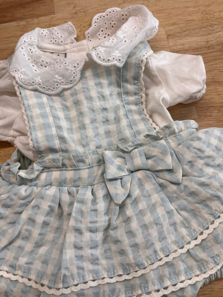 Joie 3–6M Gingham Bodysuit Jumper