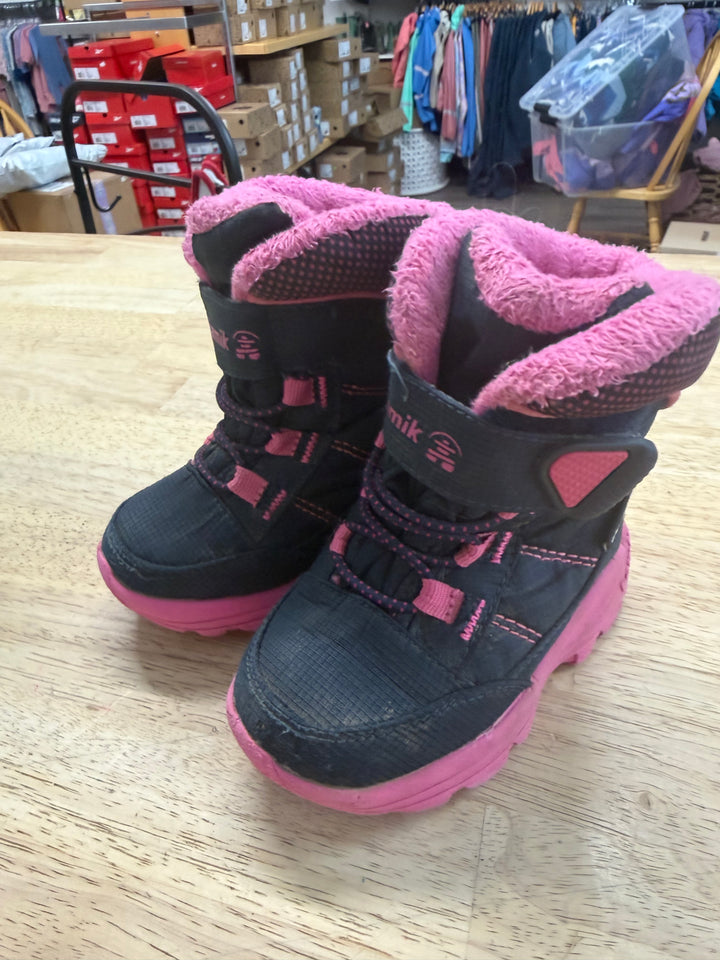 Kamik Blue & Pink Winter Boot – 6 | BIDEFENSE Waterproof Excellent