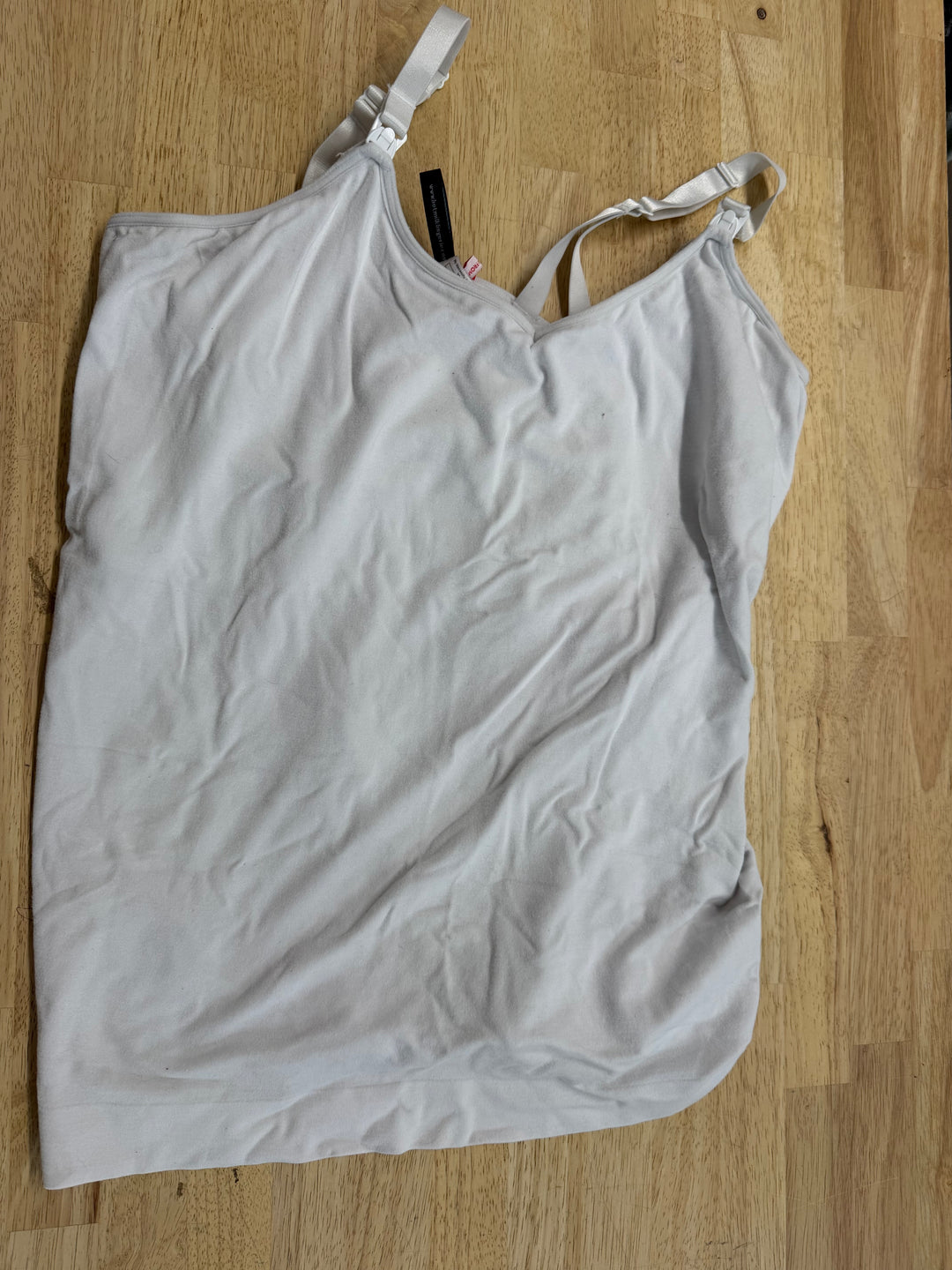 Hotmilk Nursing Tank Top – XXL | Light White