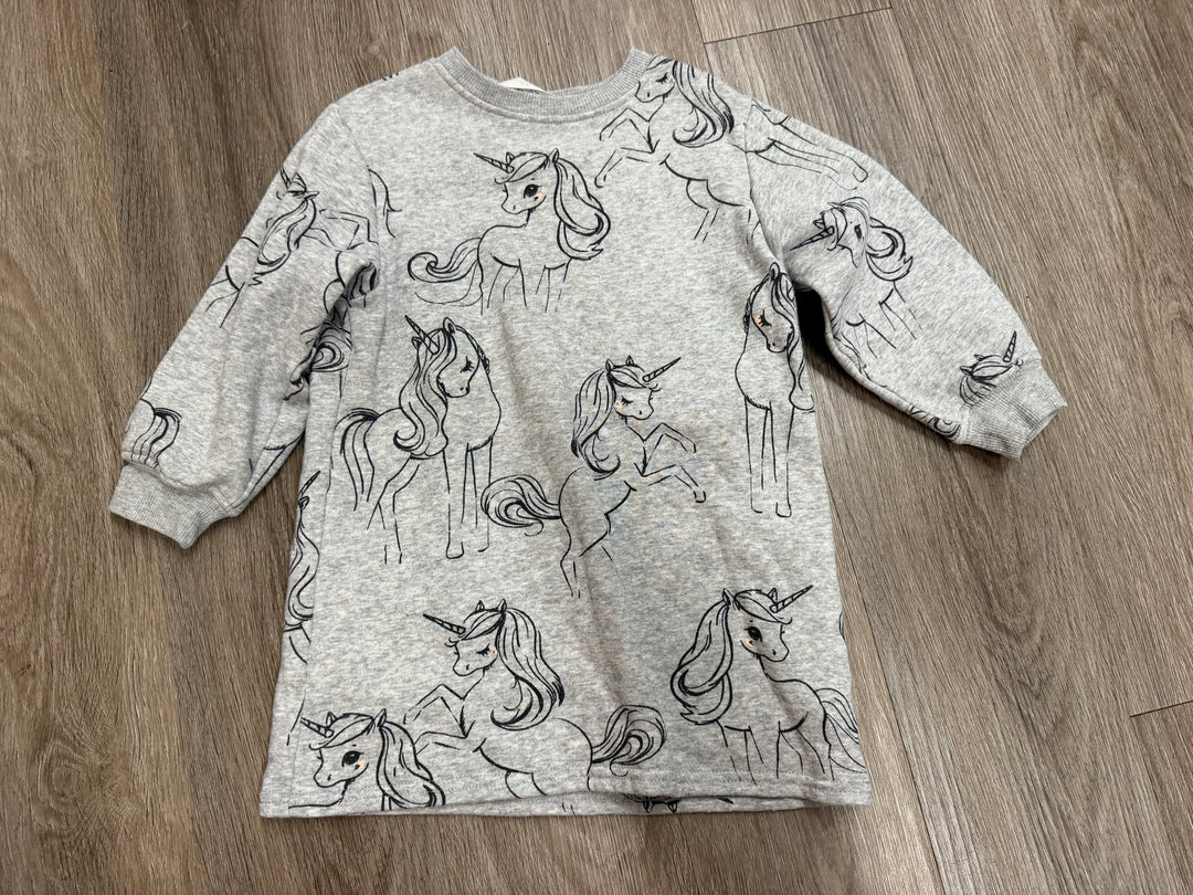 H&M Unicorn Print Tunic – 3/4 | Grey