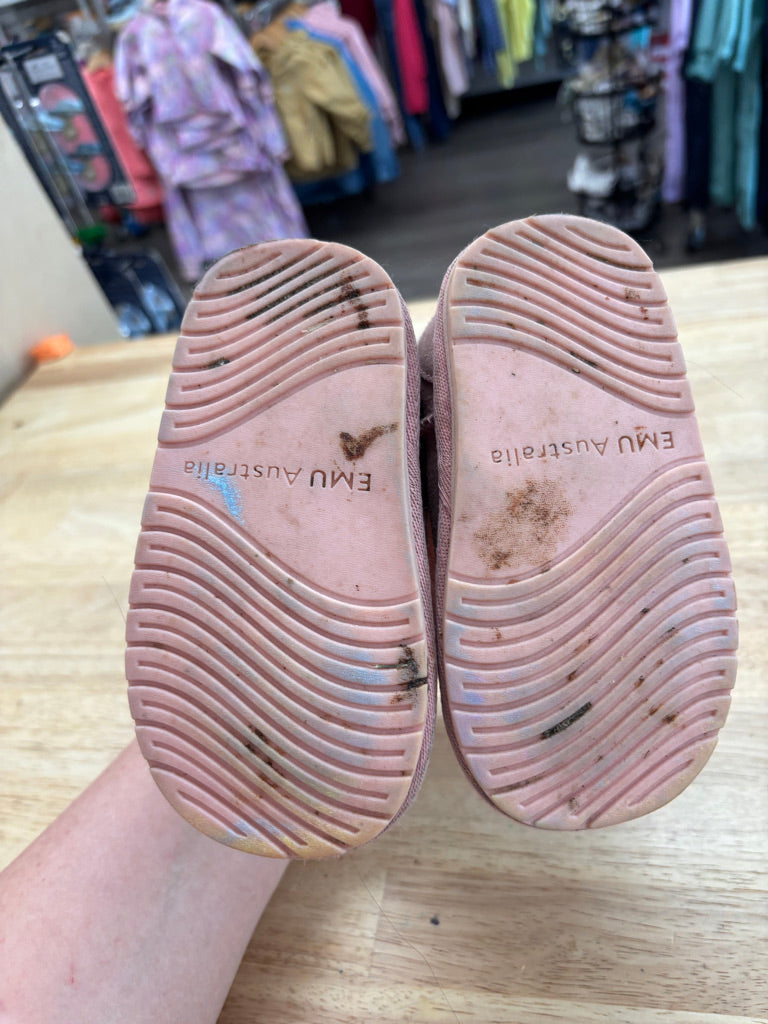 EMU Australia Toddler Boots (Light Pink Wool, 12–18M)