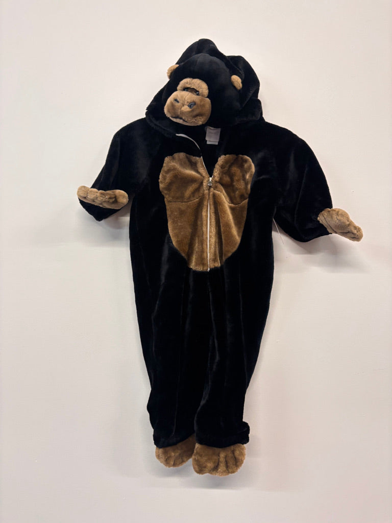 Gorilla Costume with Hood & Feet – Size 2-3