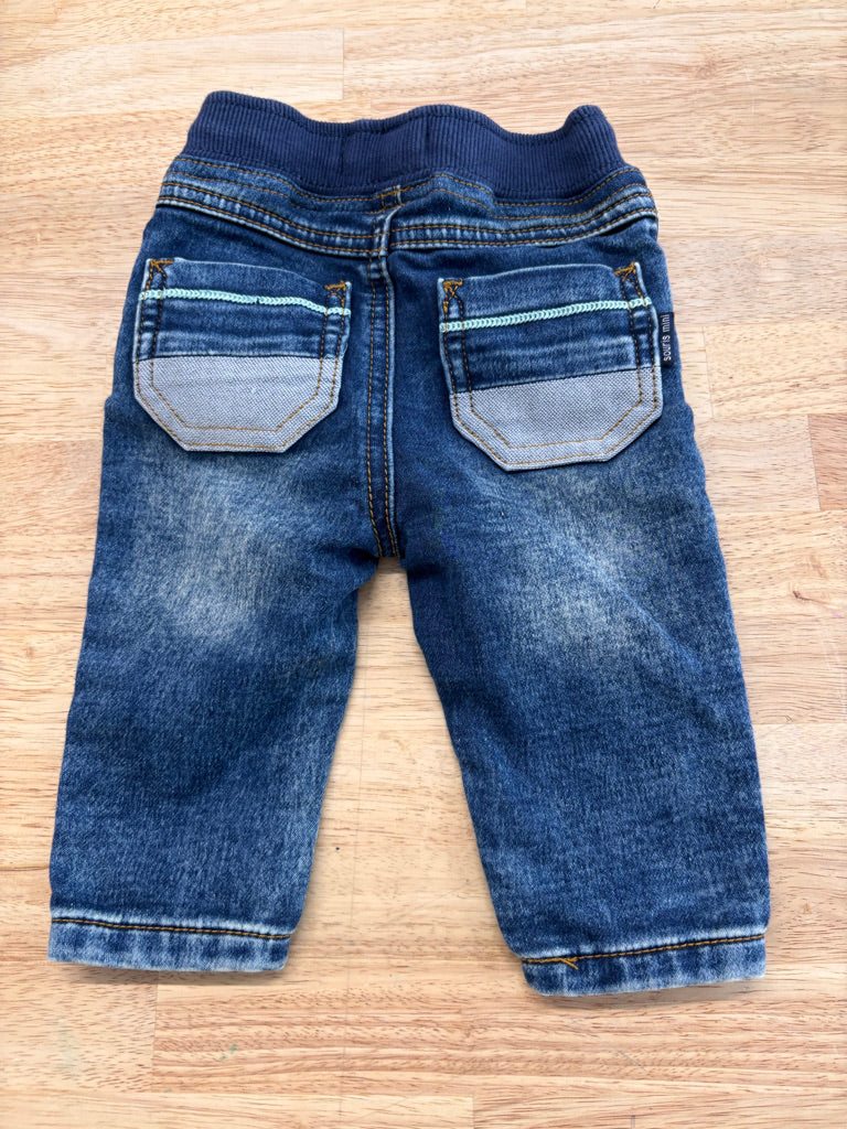 Souris Mini 6 Month Denim Jeans with Anchor Element