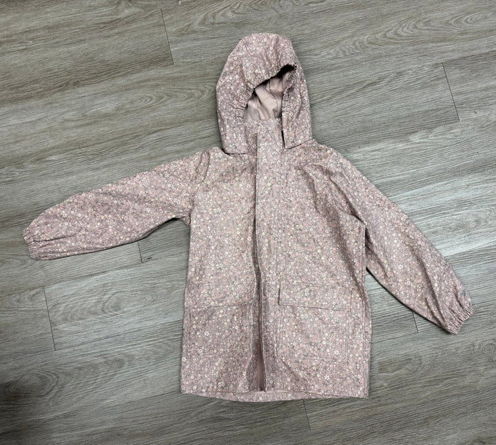 Wheat Floral Rain Jacket – 8Y (128cm) - Nest and Sprout-Consignment
