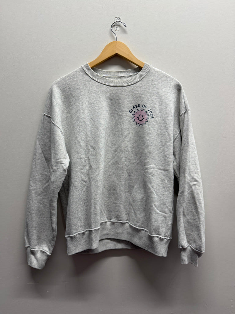 Hollister Sweatshirt – XS | Light Beige Class of 2025 Graphic