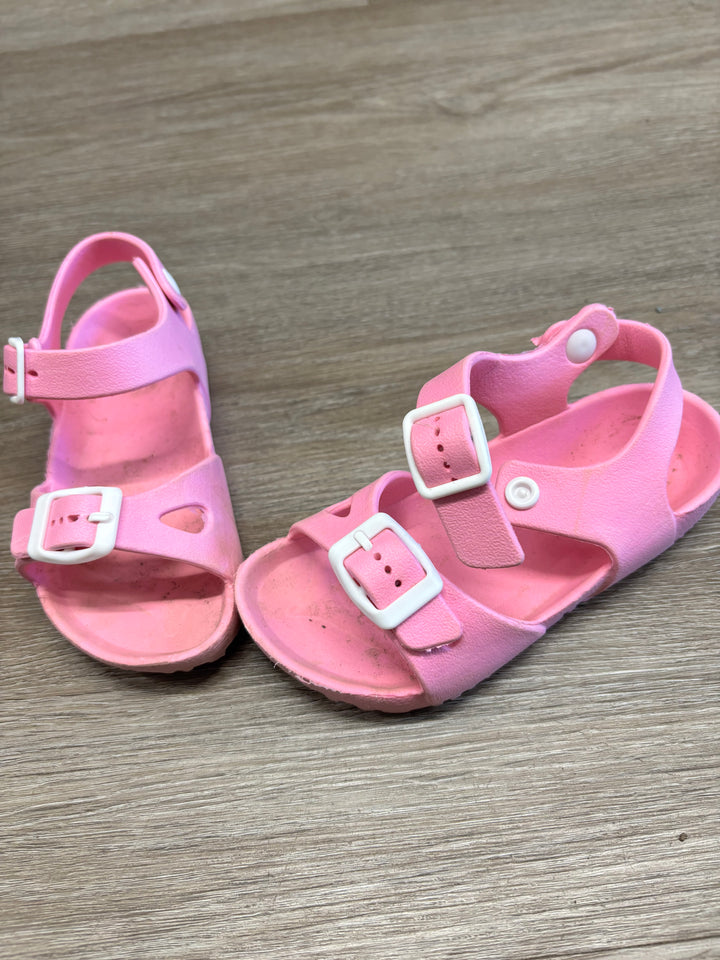 Kauai Pink Snap Sandals | Size 27
