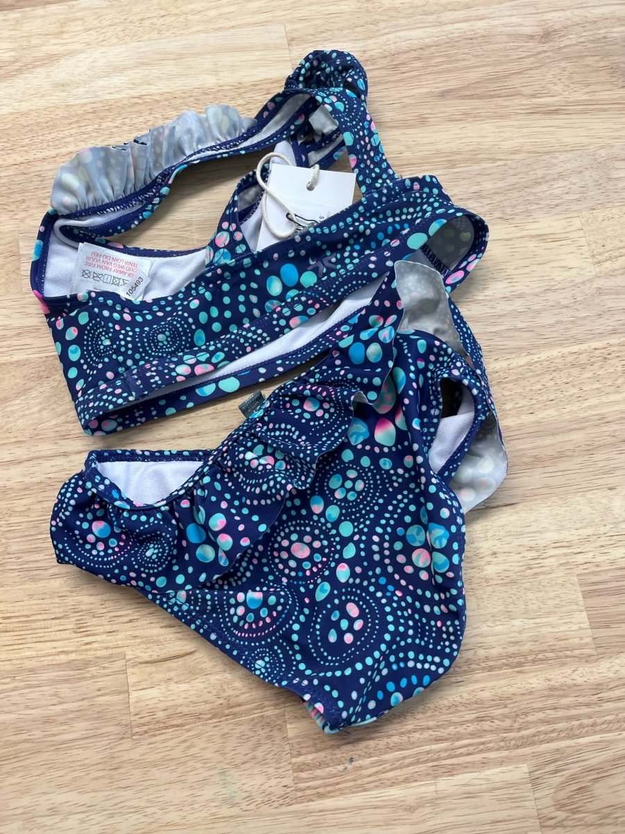 Color Kids Blue Two - Piece Swimsuit (Size 6Y) - Nest and Sprout - Consignment