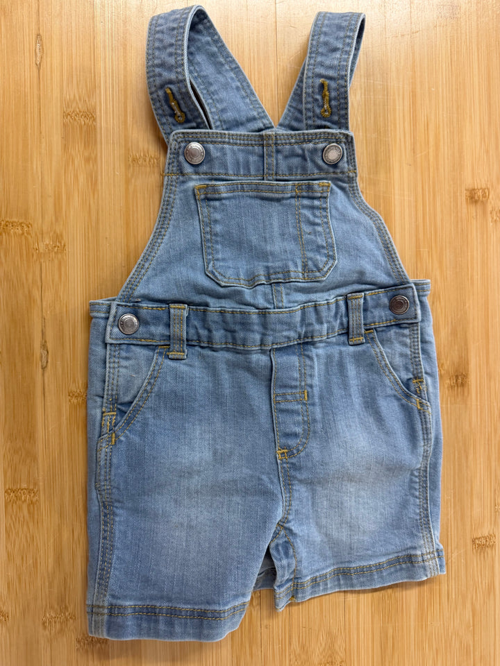 Old Navy Denim Overalls – 6-12 M | Light Wash | Short Length