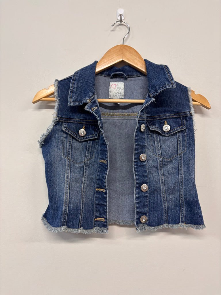 Children’s Place Denim Vest – 10/12 - Nest and Sprout - Consignment