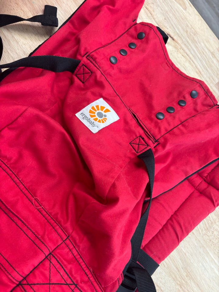 Ergo Baby Red Soft Structured Carrier (12–45 lbs)