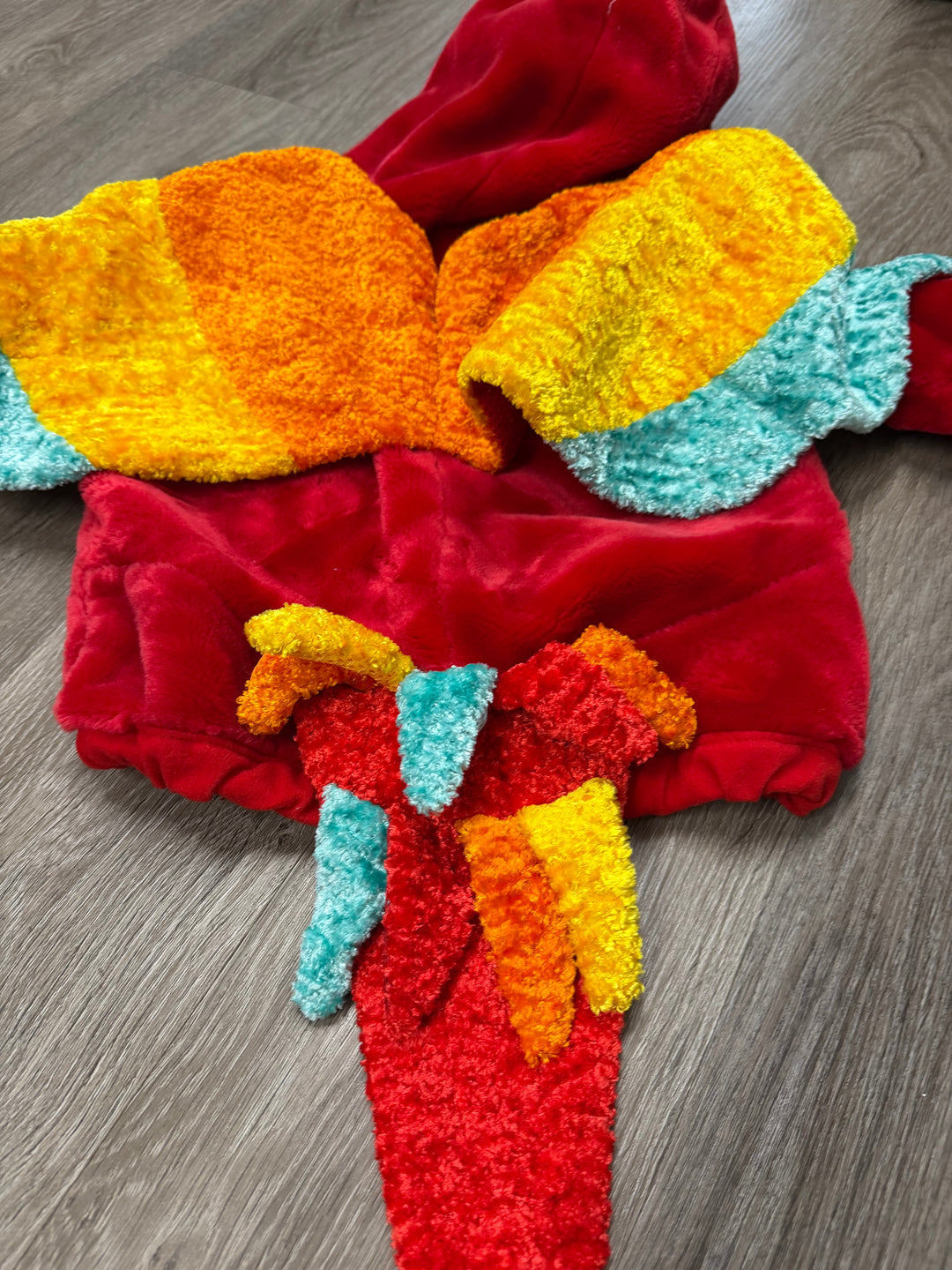 Parrot Costume – 18-24 Months | Red Jacket with Wings