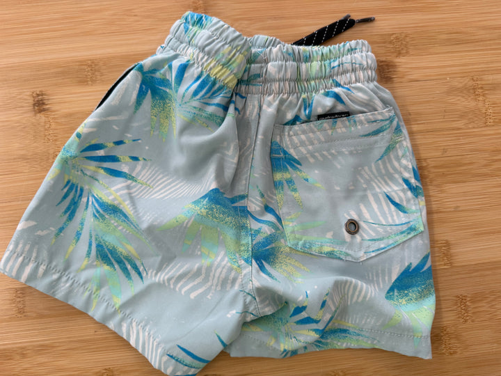 Quiksilver Palm Tree Swim Shorts – 4/5 | Light Blue