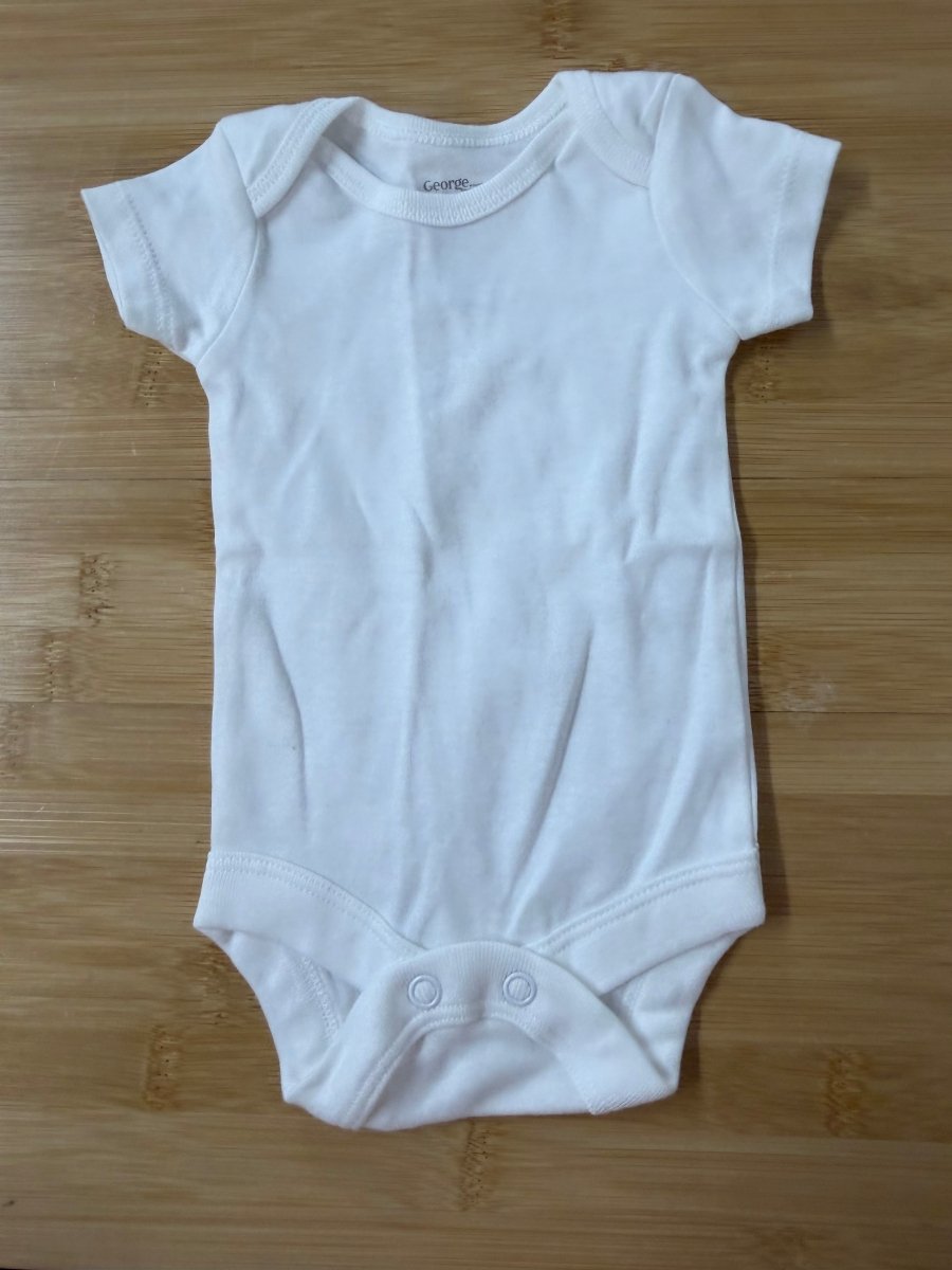 George Bodysuit – Preemie | White - Nest and Sprout-Consignment