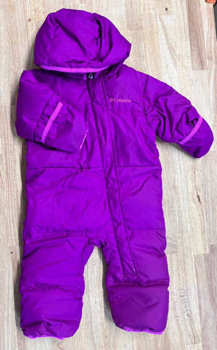 Columbia Fleece-Lined Down Bunting Suit – 6–12M