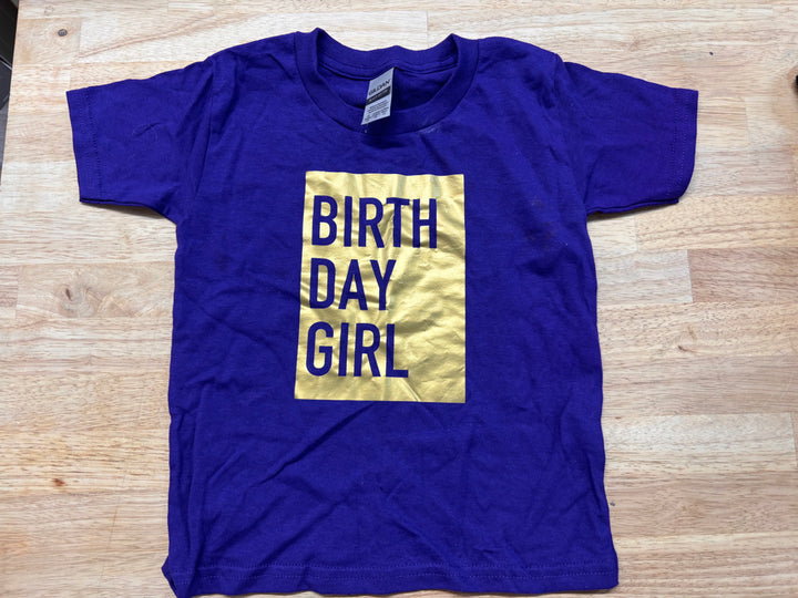 Gildan Birthday Shirt – 4T Purple/Gold (Play)