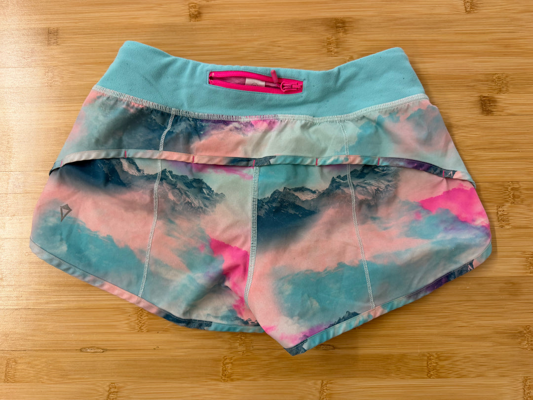 Ivivva Running Shorts – 12 | Blue Mountain Scene | Play