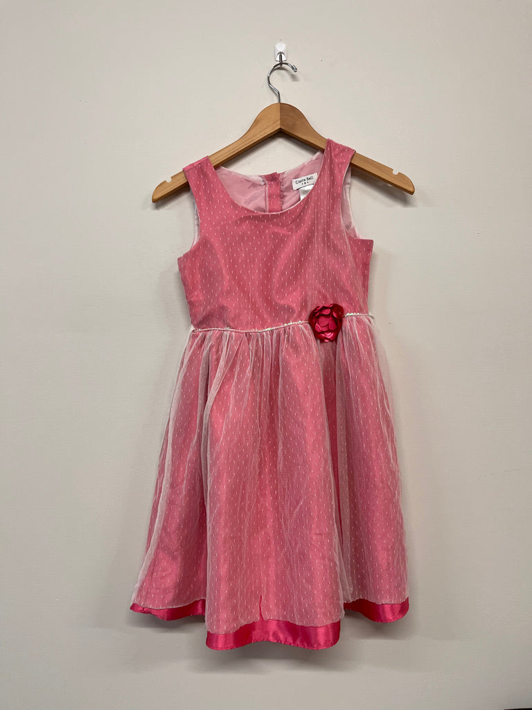 Claire Bell Size 10 – Pink Satin & Tulle Dress