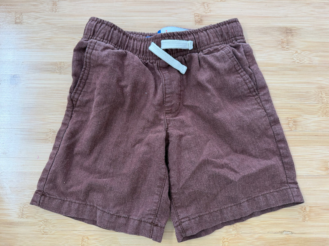 Old Navy Linen Blend Elastic Shorts – 6/7 | Chocolate