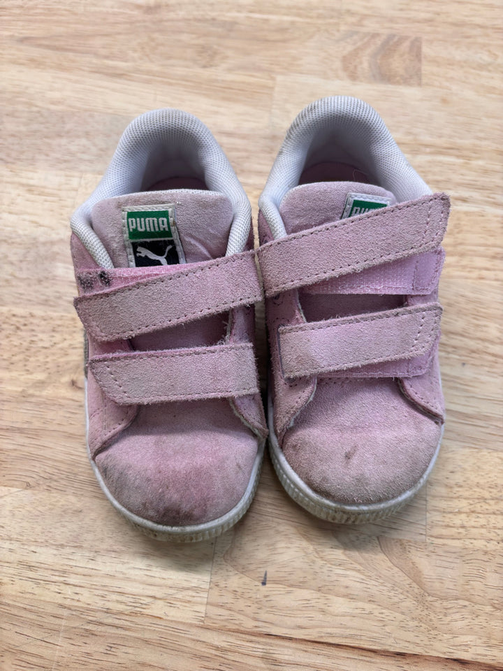 Puma Velour Style Sneakers, Size 8