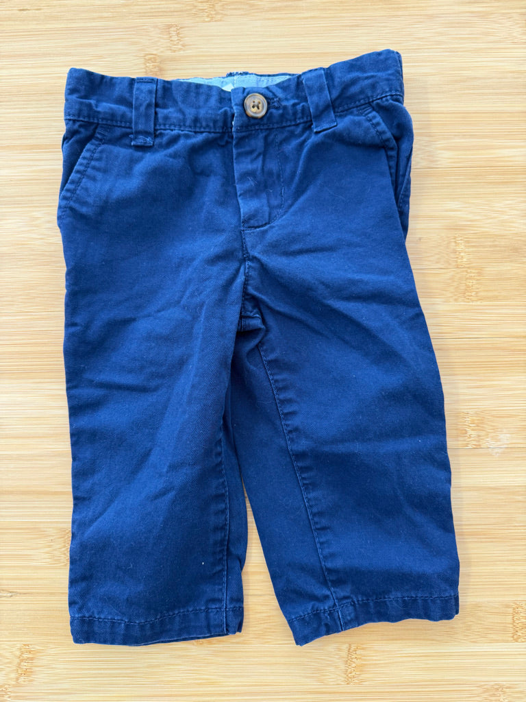 Carter's Khaki Pants – 9M | Navy Button