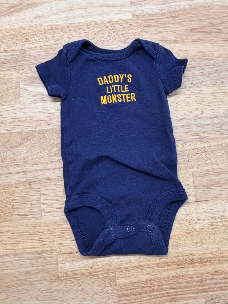Carter’s NB Bodysuit Daddy’s Little Monster