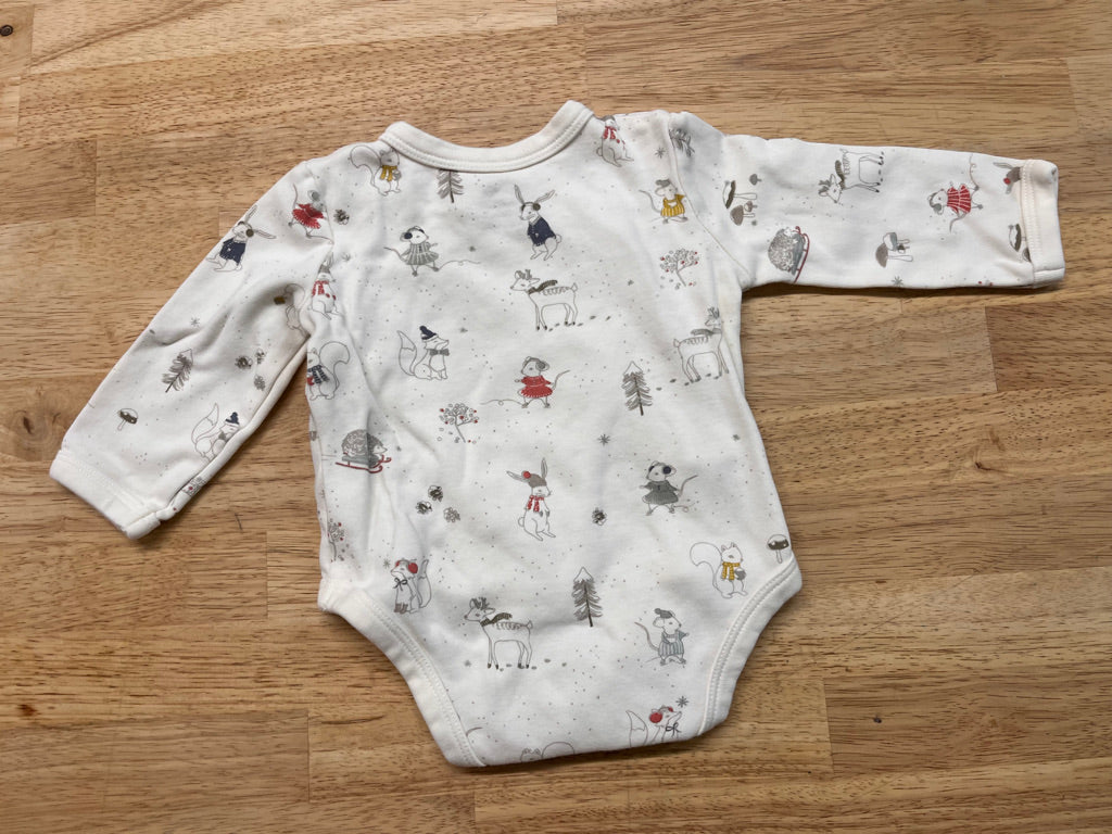 Pehr Kimono Holiday Bodysuit – Size 3–6M
