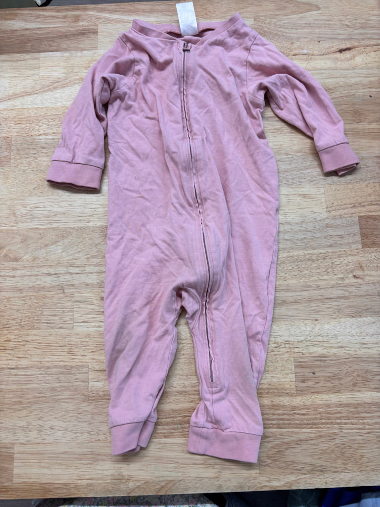 H&M Organic Romper – 6-9M, Pink