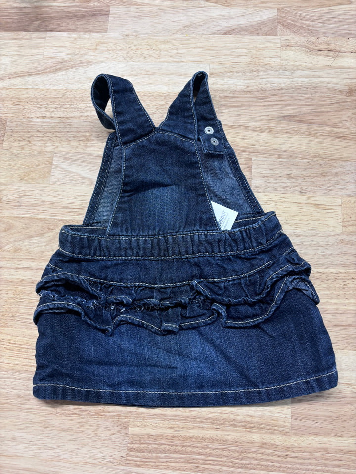 Old Navy Denim Dress Skirt Overalls