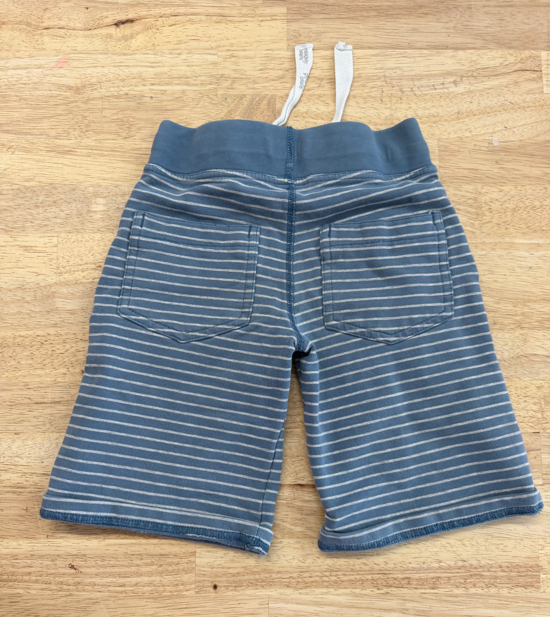 Peekaboo Beans Shorts – 3 | Blue and Grey Stripe