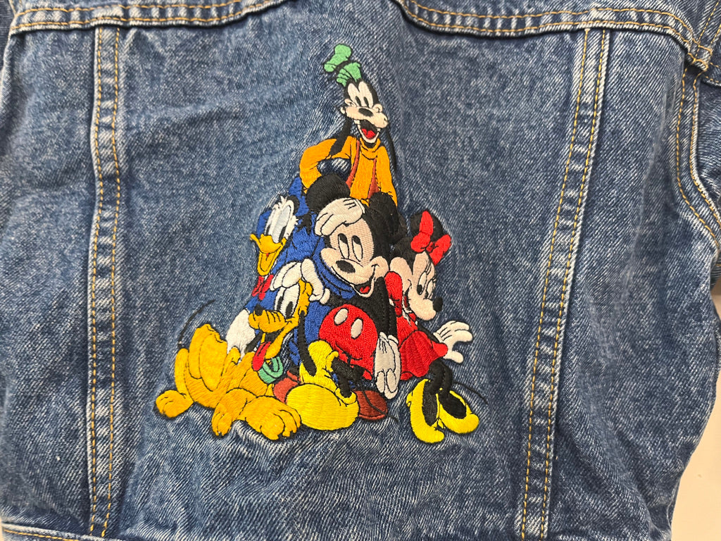 Disney Store 6–7Y Denim Jacket (estiamted size, measurements in description)