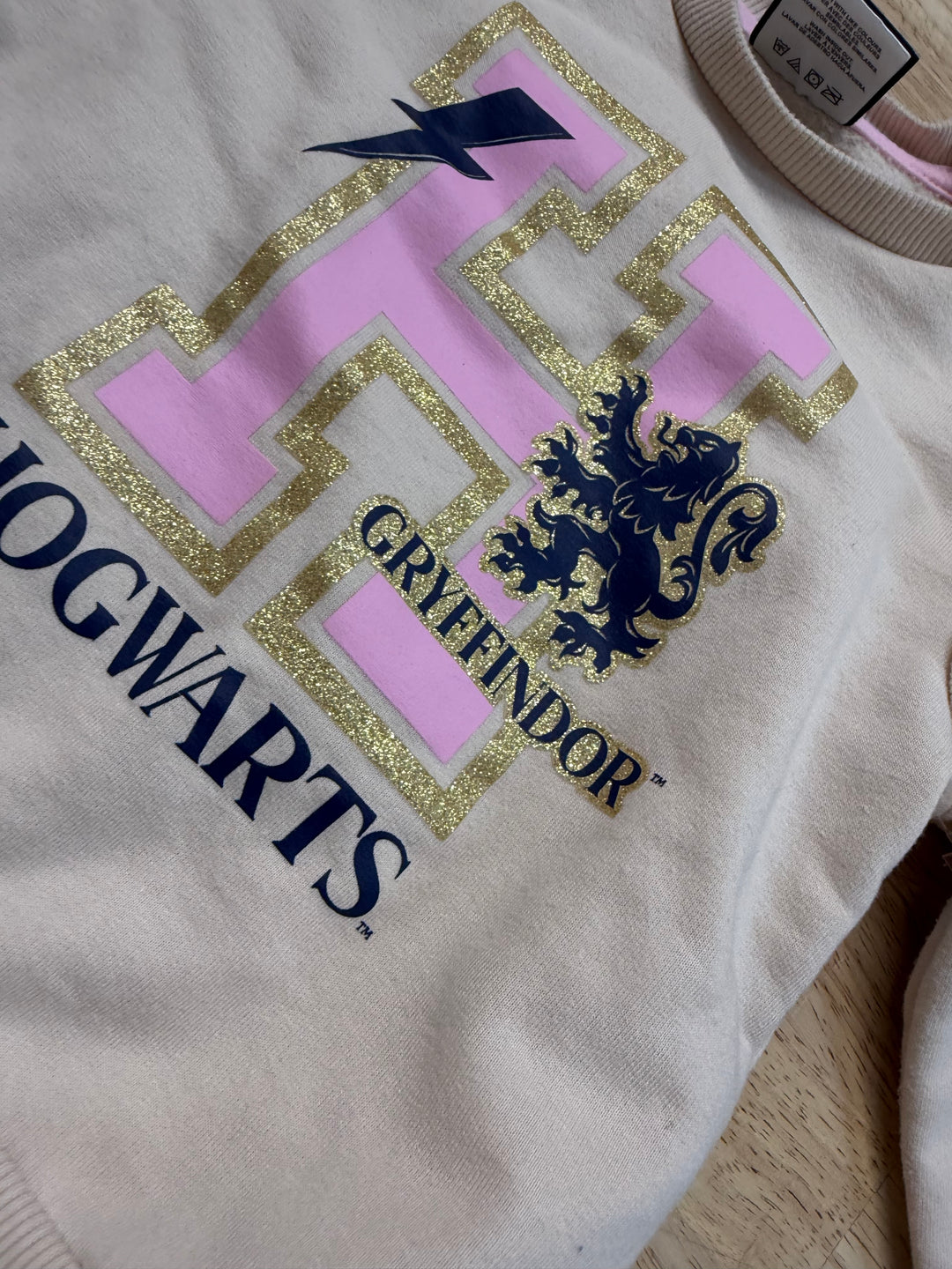 Wizarding World Harry Potter Cream Sweatshirt – 3T | Ruffle Cap Sleeves | Play