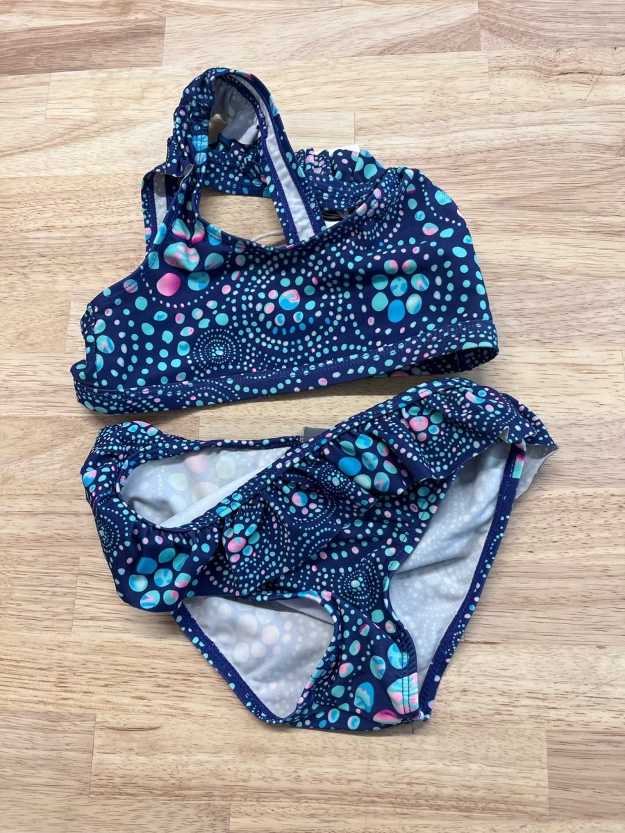 Color Kids Blue Two - Piece Swimsuit (Size 6Y) - Nest and Sprout - Consignment