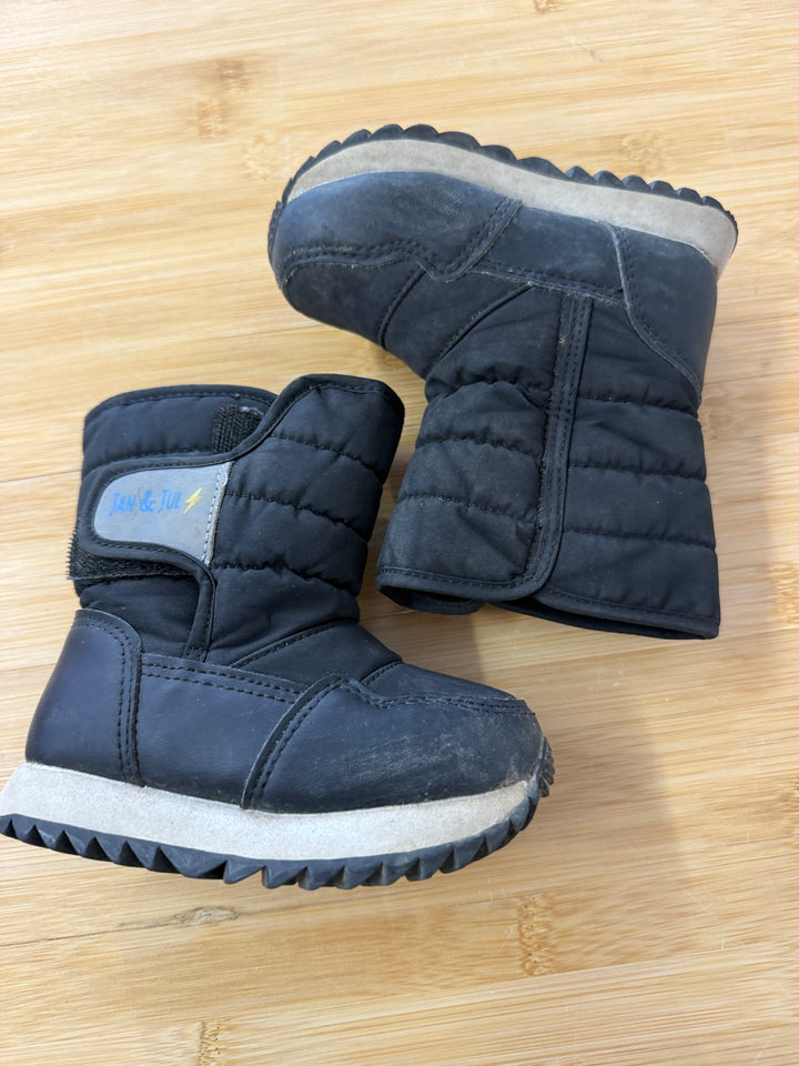 Jan and Jul Toasty Dry Puffer Boots – 5.5 | Black