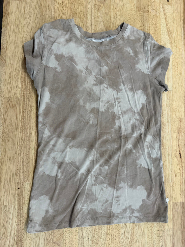 Jax & Lennon Cap Sleeve Shirt – Adult XS | Stone/Light Brown