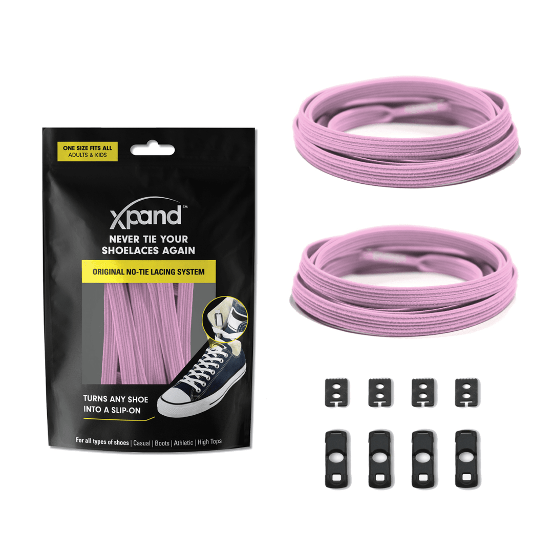 No - Tie Elastic Flat Shoelaces | No More Tying | One Size - Nest and Sprout - Xpand Laces