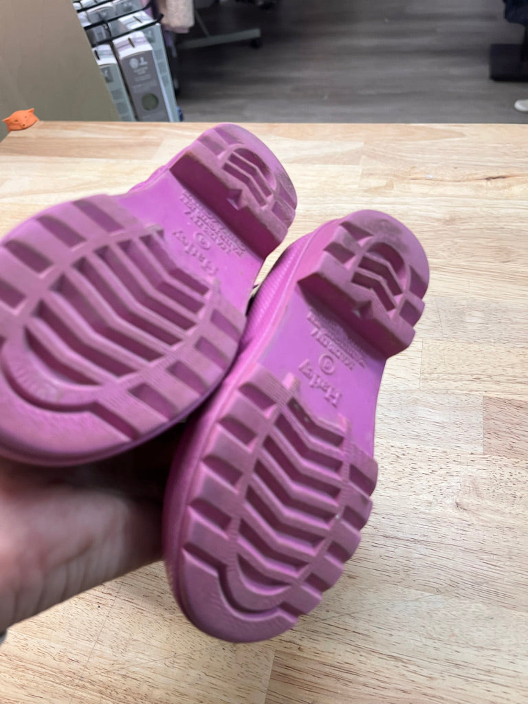 Hatley Rain Boots – Size 6 (Navy/Purple)