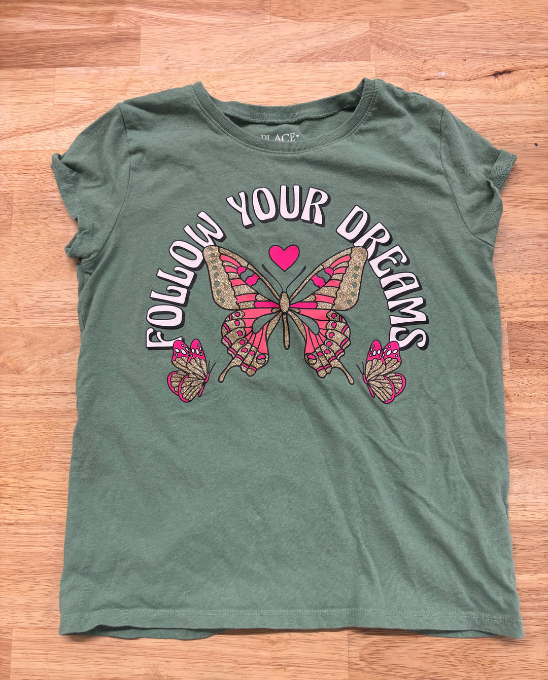 Children’s Place Butterfly Graphic Tee – Size 7/8