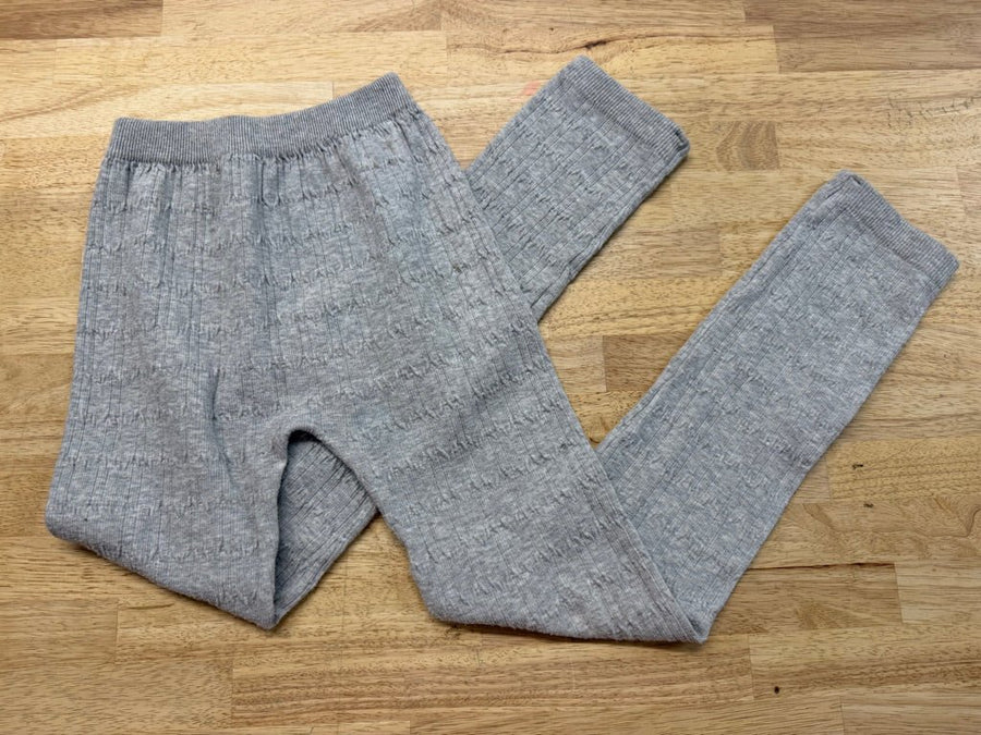 George Ribbed Legging – 10-12 Years | Grey - Nest and Sprout-Consignment