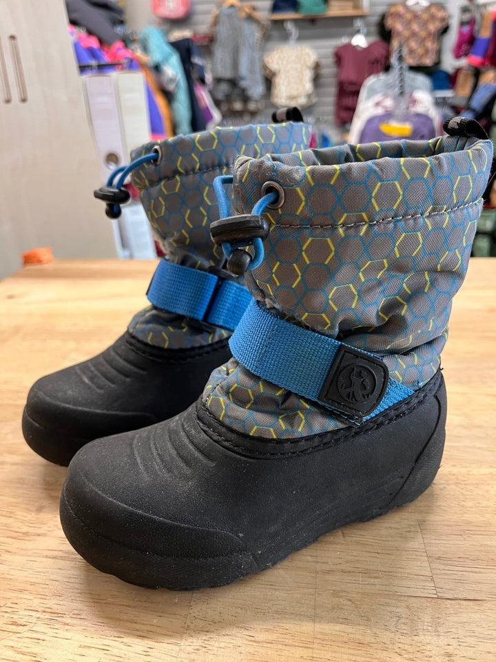 Northside Winter Boots – 8 Blue/Yellow - Nest and Sprout - Consignment