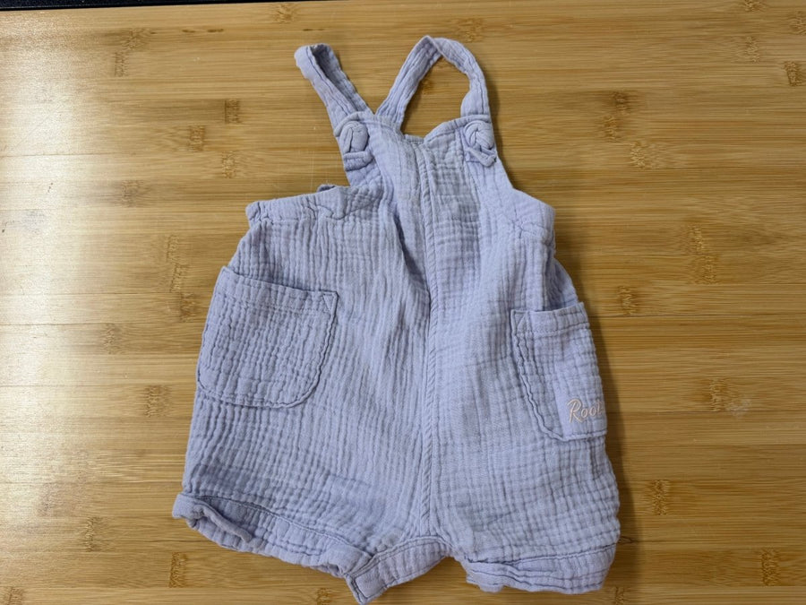 Roots Muslin Romper – 6-12 Months | Short Length - Nest and Sprout-Consignment