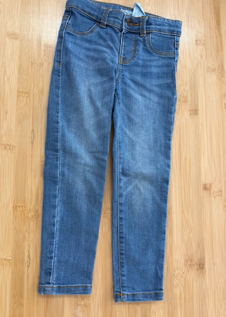 OshKosh Super Skinny Light Wash Jeans – 4T - Nest and Sprout-Consignment