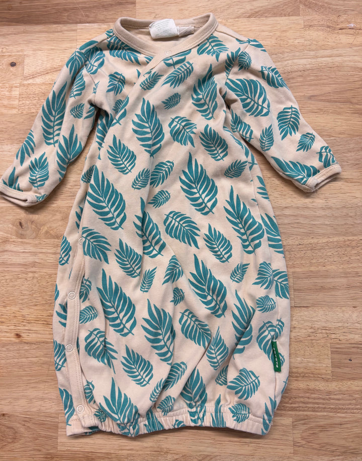 Parade Organics Baby Gown – Leaf Print