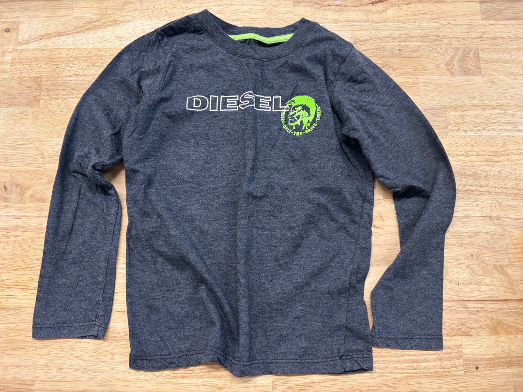 Diesel Long Sleeve Logo Shirt – Size 6