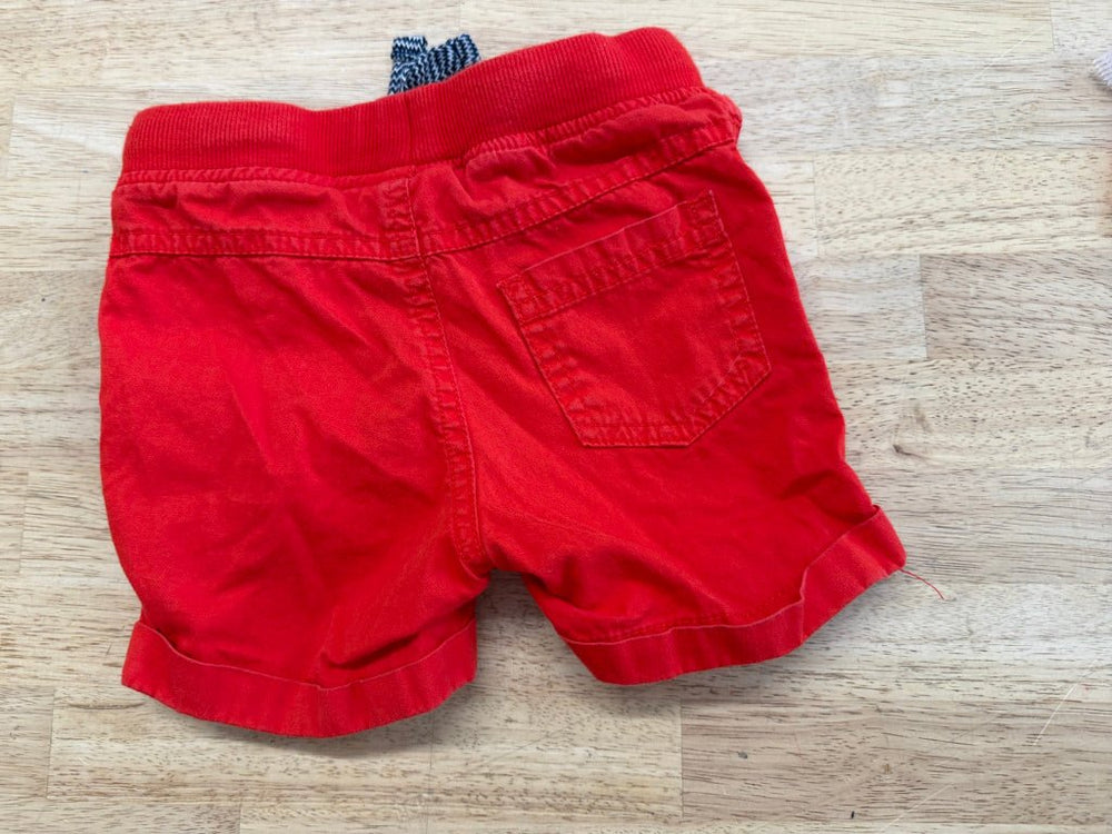 Coccodrillo Shorts – 18M | Red Elastic Waist - Nest and Sprout - Consignment